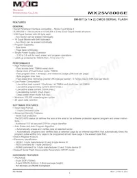 MX25V8006EZNI-13G Datasheet Page 4