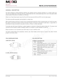 MX25V8006EZNI-13G數據表 頁面 5