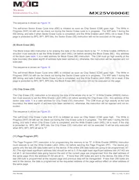 MX25V8006EZNI-13G Datasheet Pagina 17