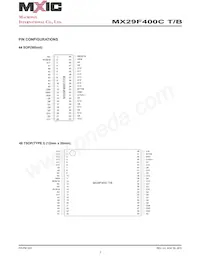 MX29F400CTTC-90G數據表 頁面 2