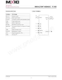 MX29F400CTTC-90G Datasheet Pagina 3