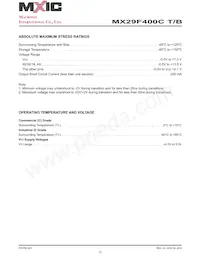 MX29F400CTTC-90G Datasheet Pagina 15