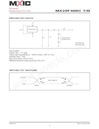 MX29F400CTTC-90G Datasheet Pagina 17