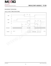 MX29F400CTTC-90G Datasheet Pagina 20