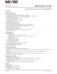 MX29GL128ELT2I-90G Datasheet Pagina 2