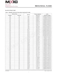 MX29GL128ELT2I-90G數據表 頁面 7