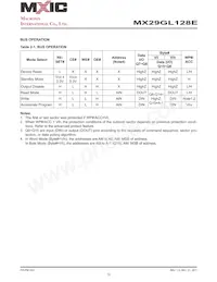 MX29GL128ELT2I-90G Datasheet Pagina 10