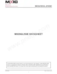 MX29GL256ELXFL-90Q Datenblatt Cover