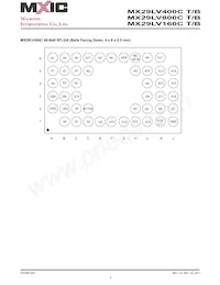 MX29LV800CTMI-55Q Datasheet Page 5