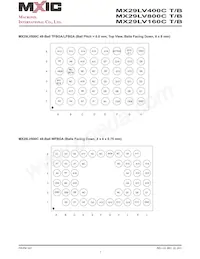 MX29LV800CTMI-55Q Datasheet Pagina 7