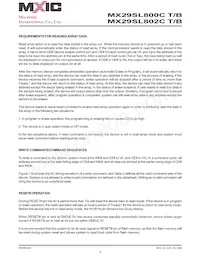 MX29SL800CBXEC-90G Datasheet Pagina 9