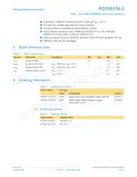 PCF85116-3P/01數據表 頁面 2