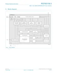 PCF85116-3P/01 Datasheet Pagina 3