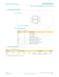 PCF85116-3P/01 Datasheet Pagina 4