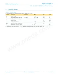 PCF85116-3P/01 Datasheet Pagina 10