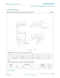 PCF85116-3P/01 Datasheet Pagina 14