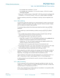 PCF85116-3P/01 Datasheet Pagina 17