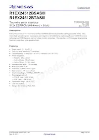 R1EX24512BTAS0I#S0 Datasheet Copertura