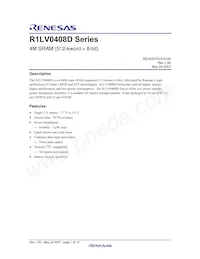 R1LV0408DSB-5SI#B0 Datasheet Copertura