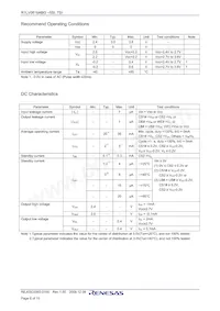 R1LV0816ABG-7SI#S0 Datasheet Page 6