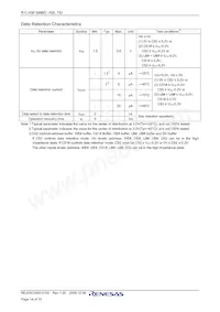 R1LV0816ABG-7SI#S0 Datasheet Page 14