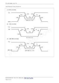 R1LV0816ABG-7SI#S0 Datasheet Page 15