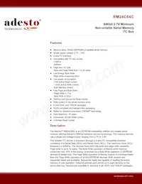 RM24C64C-BTAC-T Datasheet Copertura