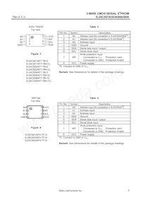 S-24CS08AFT-TB-1G Datasheet Page 3