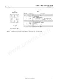 S-24CS64A0I-J8T1G Datasheet Page 3