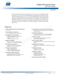 SST25VF080B-80-4I-SAE Datasheet Copertura