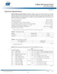 SST25VF080B-80-4I-SAE Datasheet Page 23