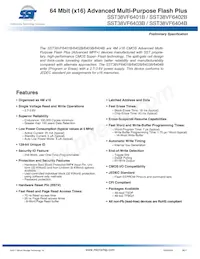 SST38VF6404B-70-5I-EKE-T Datasheet Copertura