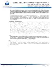 SST38VF6404B-70-5I-EKE-T Datasheet Pagina 13