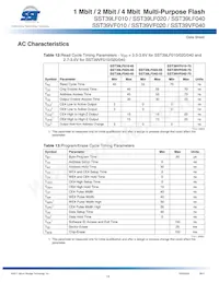 SST39LF040-45-4C-NHE-T Datenblatt Seite 14