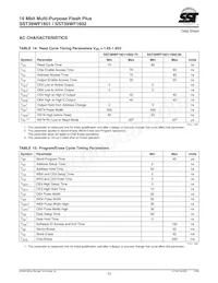 SST39WF1601-90-4C-B3KE-T數據表 頁面 13