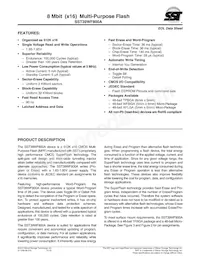 SST39WF800A-90-4C-B3KE-T Datasheet Cover