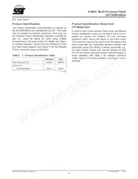 SST39WF800A-90-4C-B3KE-T Datasheet Page 4