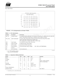 SST39WF800A-90-4C-B3KE-T Datenblatt Seite 6