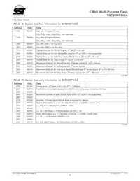 SST39WF800A-90-4C-B3KE-T Datenblatt Seite 8