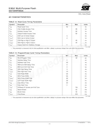 SST39WF800A-90-4C-B3KE-T Datasheet Pagina 11