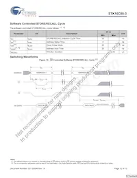 STK16C88-3WF35I Datasheet Pagina 12