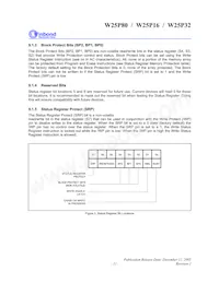 W25P80VSSIG T&R Datasheet Pagina 11