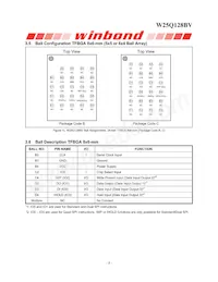 W25Q128BVFJP Datasheet Page 8
