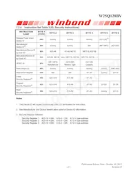 W25Q128BVFJP Datasheet Pagina 21