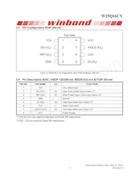 W25Q16CVZPJP數據表 頁面 7