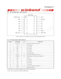 W25Q16CVZPJP數據表 頁面 8