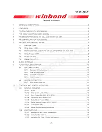 W25Q16VSFIG Datasheet Pagina 2