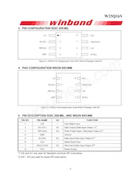 W25Q16VSFIG Datasheet Pagina 6
