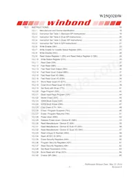 W25Q32DWSSIG TR Datasheet Pagina 3