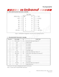 W25Q32DWSSIG TR Datasheet Pagina 7